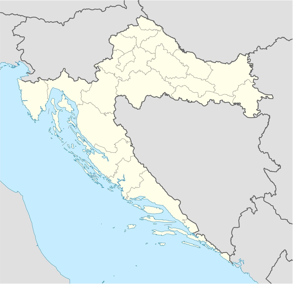 karte horvātija bezsaistē