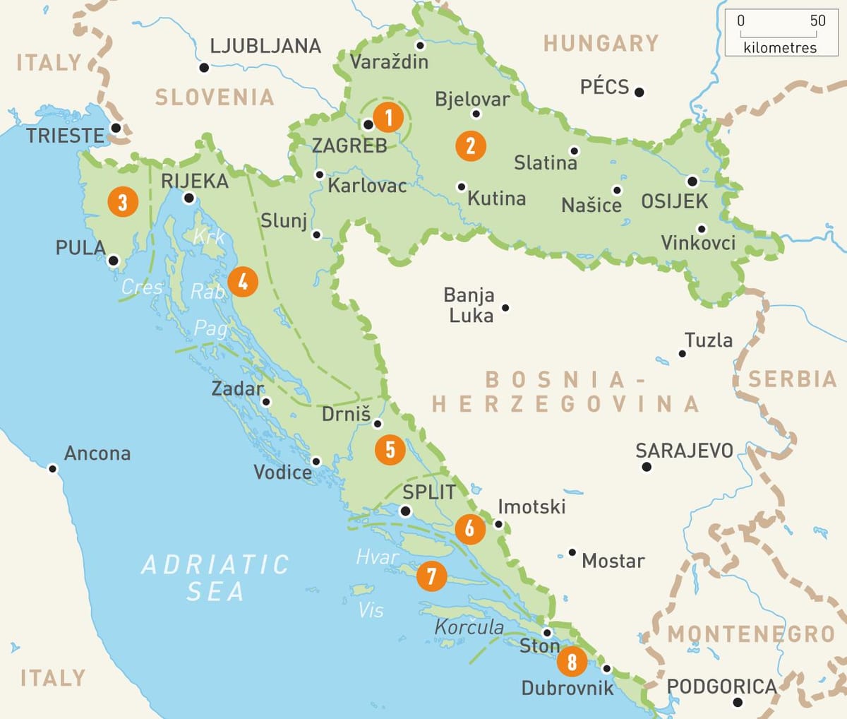 kartes ielu kartes cavtat horvātija