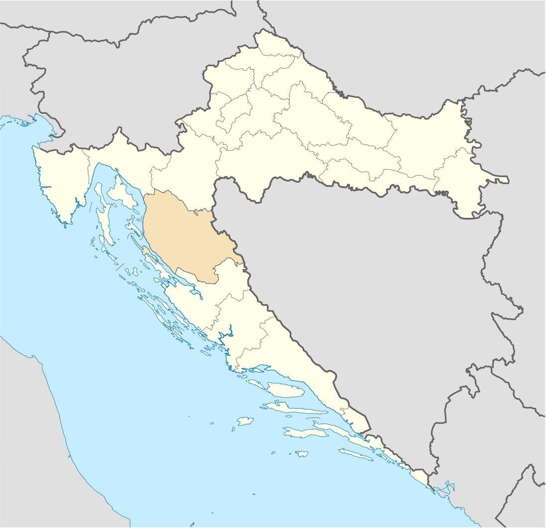 senj horvātija karte
