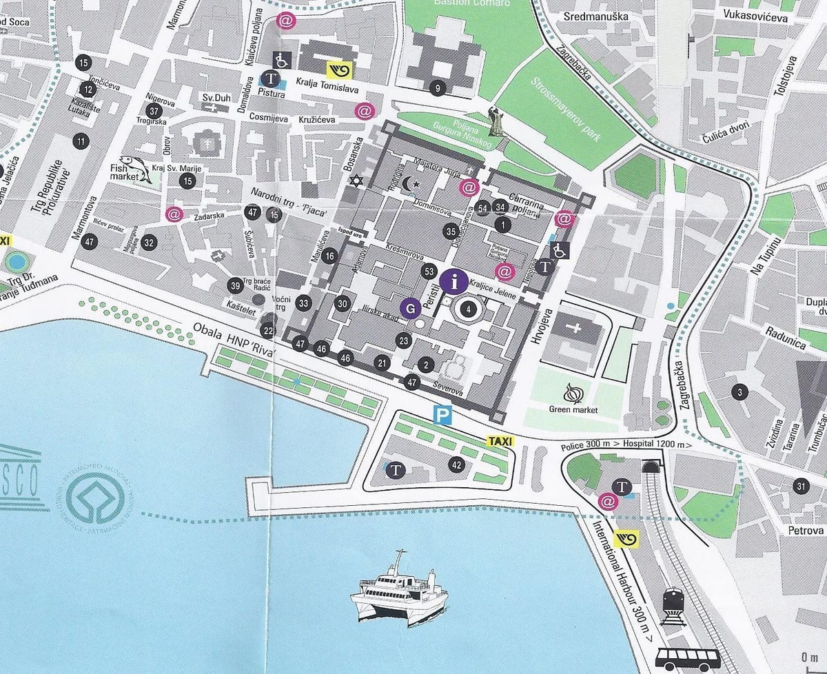 ielu karti, horvātija, split
