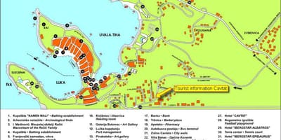 Kartes cavtat horvātija 