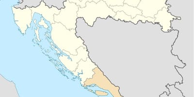 Karte horvātijas dalmācija 