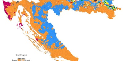 Karte etnisko karti horvātija