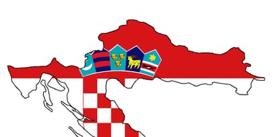 Horvātija kartes karoga