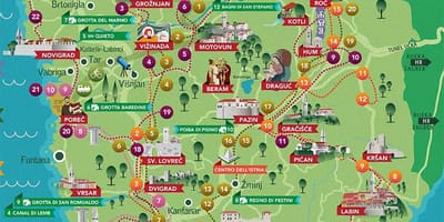 Kartes istras horvātijā