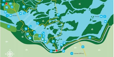 Krkas nacionālais parks horvātijas karte