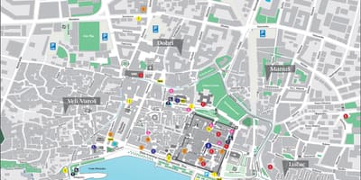 Kartes vecrīgas horvātija, split