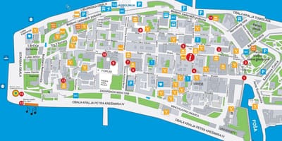 Karte horvātija, zadar