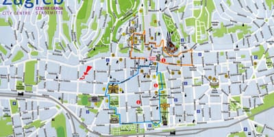 Karte zagreba, horvātija